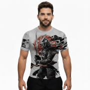 Legendary Samurai Warrior BJJ Custom Brazilian Jiu Jitsu Rash Guard - Image 2