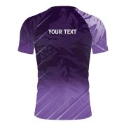 Ice Wolf Purple Version Custom BJJ Rash Guard for Men - Image 4