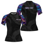 Neon Snake Custom BJJ MMA Rash Guard for Women