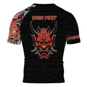Samurai Warrior Azure Dragon White Tiger BJJ Custom Brazilian Jiu Jitsu Rash Guard - Image 4