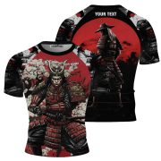 Samurai Warrior Katana BJJ Custom Brazilian Jiu Jitsu Rash Guard