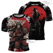 Samurai Warrior Katana BJJ Custom Brazilian Jiu Jitsu Rash Guard - Image 5