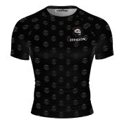 Skull Pattern Retro USA Flag BJJ Custom Brazilian Jiu Jitsu Rash Guard - Image 3