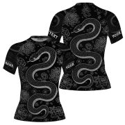 Snake Peonies Lotus Flowers Monochrome Design Custom