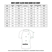 Aztec Symbols Tribal Pattern White Version Custom BJJ MMA Rash Guard for Men - Image 7