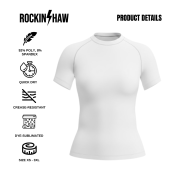 Kraken Octopus Monochrome Version Custom BJJ MMA Rash Guard for Women - Image 6