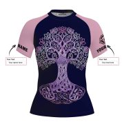 Yggdrasils Guardians Custom BJJ MMA Rash Guard for Women - Image 5