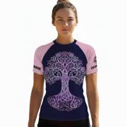 Yggdrasils Guardians Custom BJJ MMA Rash Guard for Women - Image 2