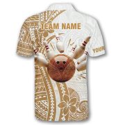 Polynesia Tattoo Ocean Soul Bowling Strike Custom Bowling Shirt - Image 4