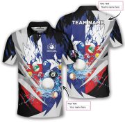 Texas Flag Sharp Knives Billiard Custom Pool Shirt - Image 5